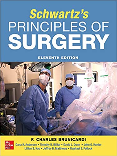 SCHWARTZ'S PRINCIPLES OF SURGERY 2-volume set 11th edition 1