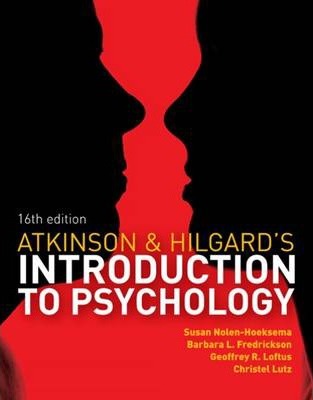 Atkinson and Hilgard's Introduction to Psychology 16th Edition - 9788131528990