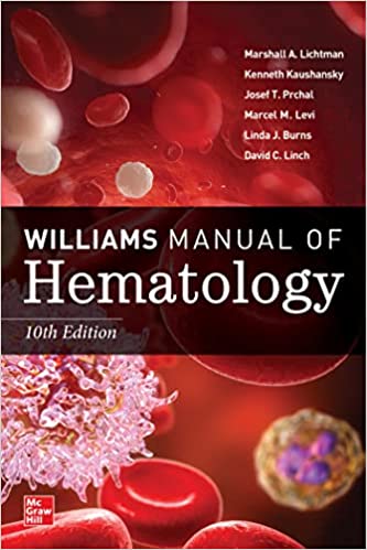 Williams Manual of Hematology 10th Edition - 9781264269204