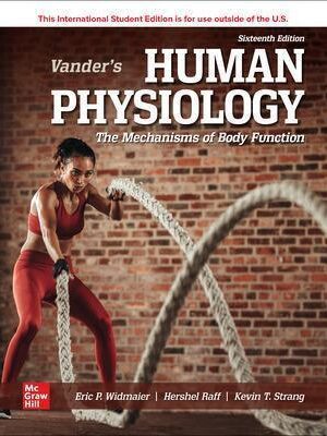 ISE Vander's Human Physiology 16th edition-2022 - 9781265131814