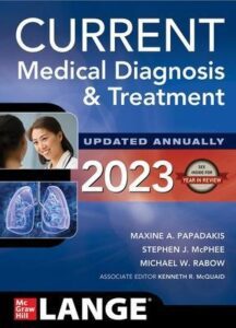 CURRENT Medical Diagnosis and Treatment 2023 62nd Edition - 9781264687343