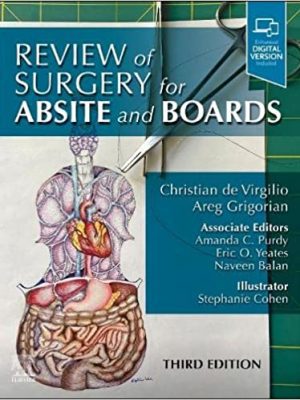Review of Surgery for ABSITE and Boards 3rd Edition - 9780323870542